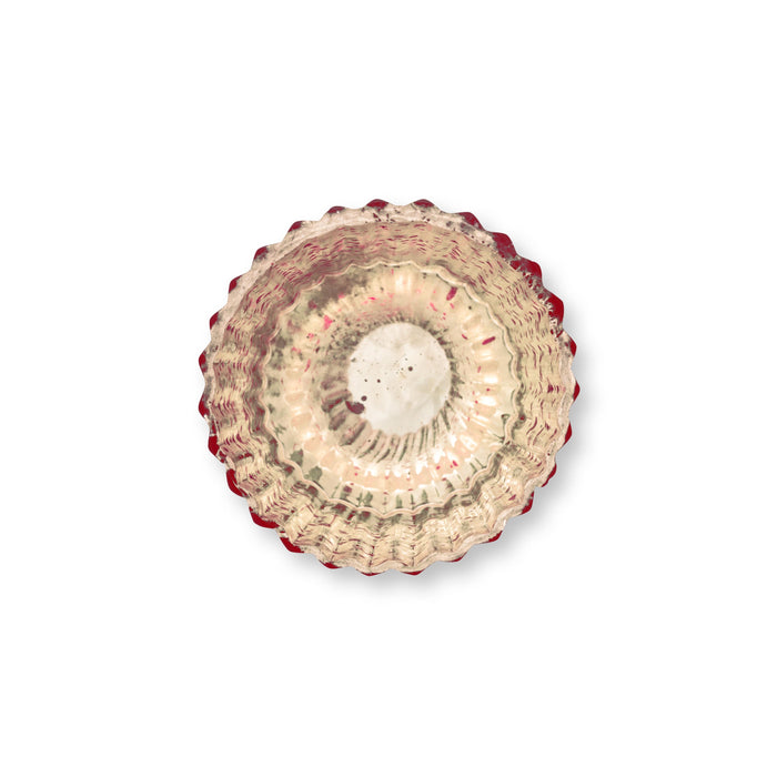 Pip Studio Waxinelichthouders Set van 4 - van Glas - Rood - 7x7cm