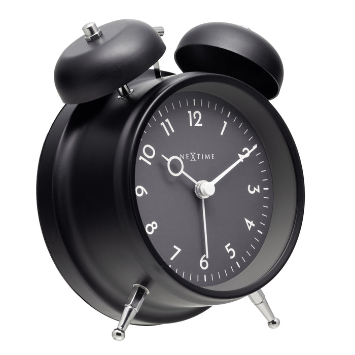 NeXtime - Tafelwekker 12 x 14 x 6cm-Stil-Licht-Metaal-NeXtime Golden