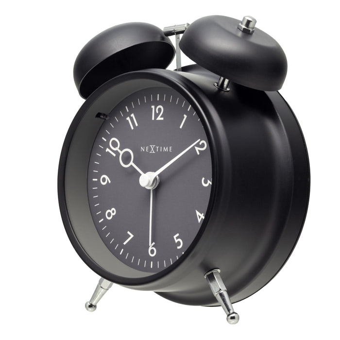 NeXtime - Tafelwekker 12 x 14 x 6cm-Stil-Licht-Metaal-NeXtime Golden