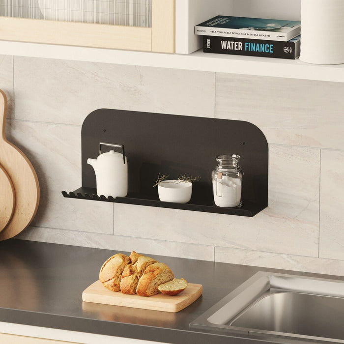 Calicosy - Metalen Wandrek L55 cm NOVA - Zwart