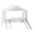 Vipack Housebed Huisbed met Glijbaan 90 x 200 - Wit