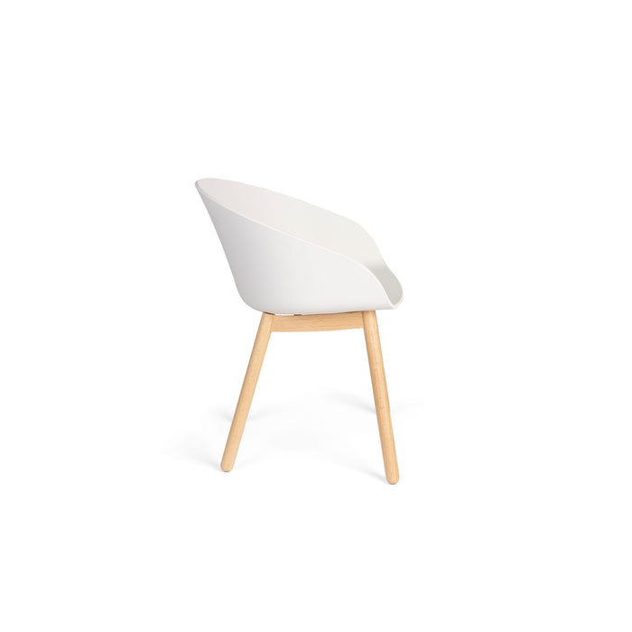 Zuiver Void Eetkamerstoelen Eiken Wit - Set van 2