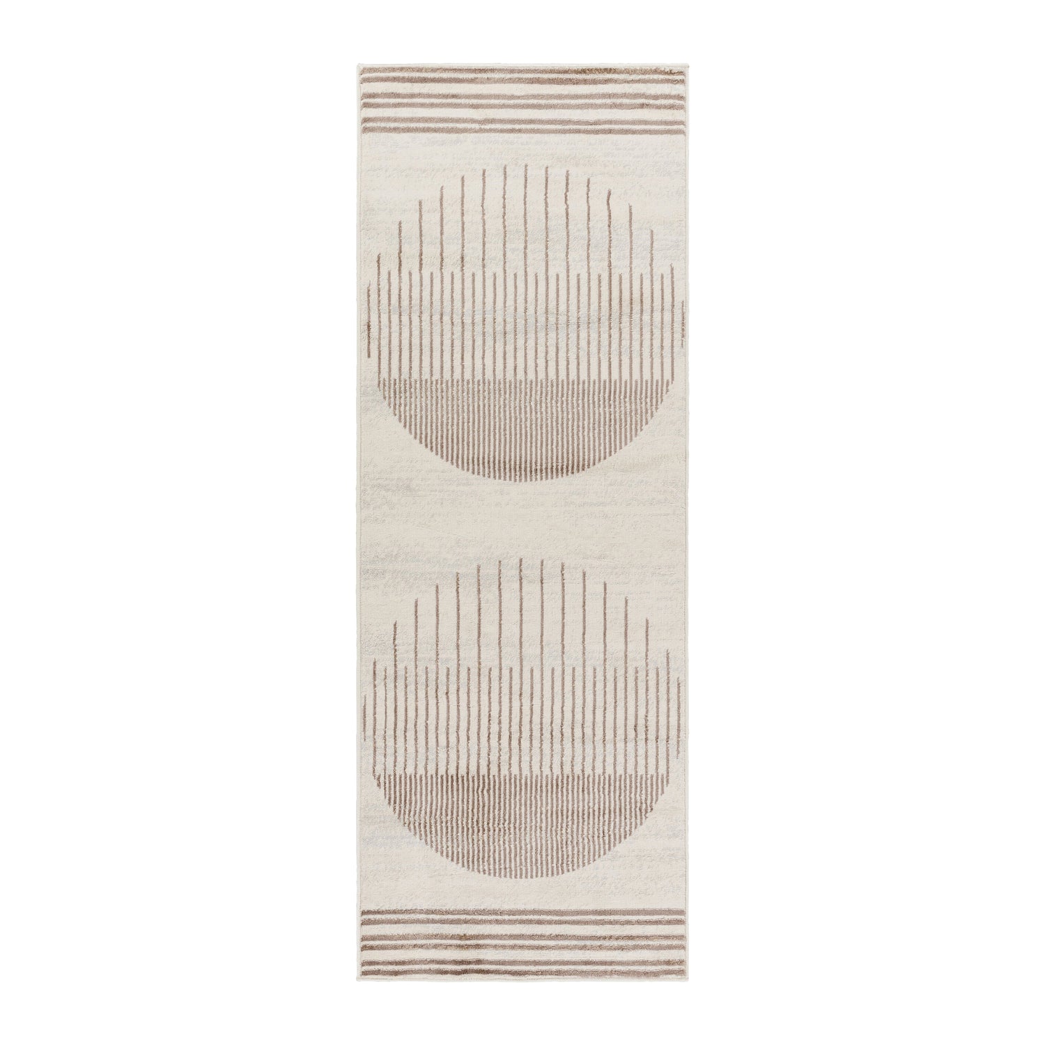 by fonQ Weeve Runner Vloerkleed 80 x 220 cm - Licht Zand
