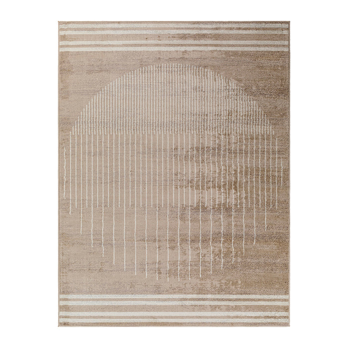 by fonQ Weeve Vloerkleed 160 x 215 cm - Donker Zand