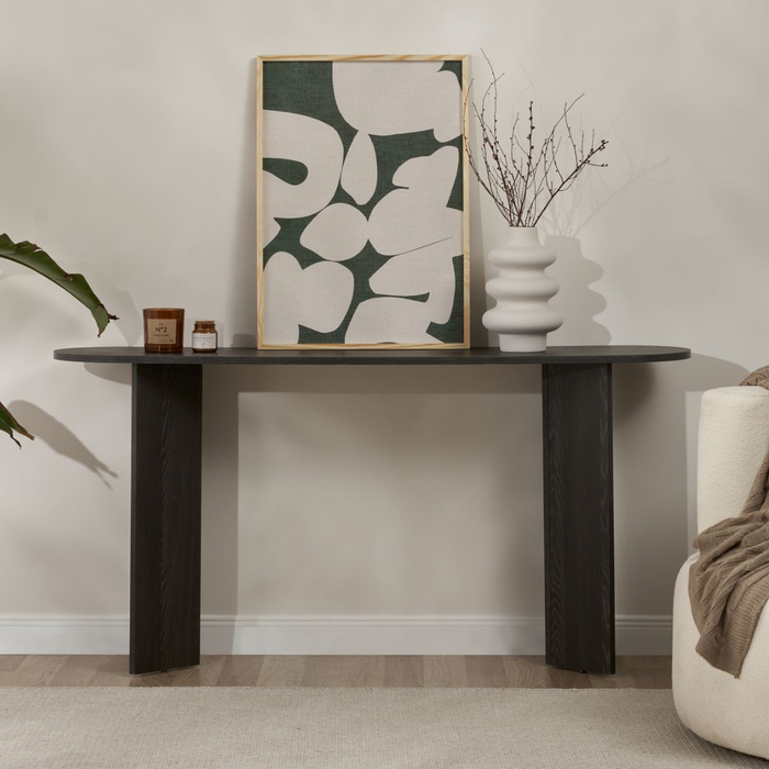 Calicosy - Sidetable SIRA - L150 cm - Zwart hout