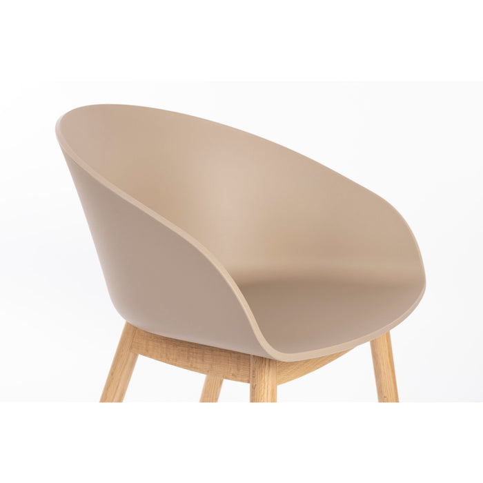 Zuiver Void Eetkamerstoel Eiken Beige| Bruin - Set van 2