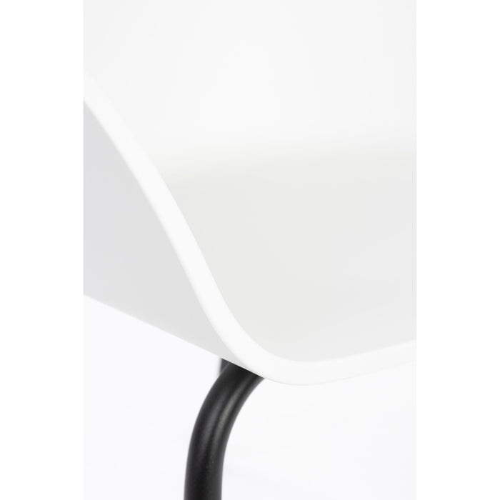 Zuiver Void Eetkamerstoelen wit - Set van 2