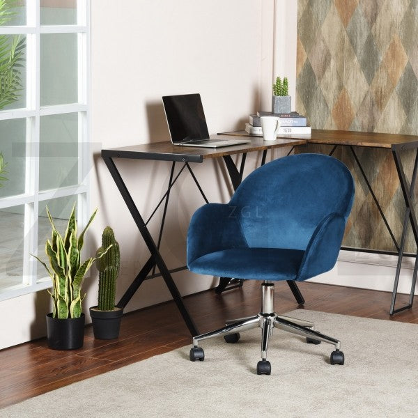 Calicosy - Bureaustoel Chiozza - 62 cm - Blauw