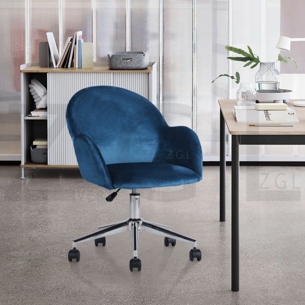 Calicosy - Bureaustoel Chiozza - 62 cm - Blauw