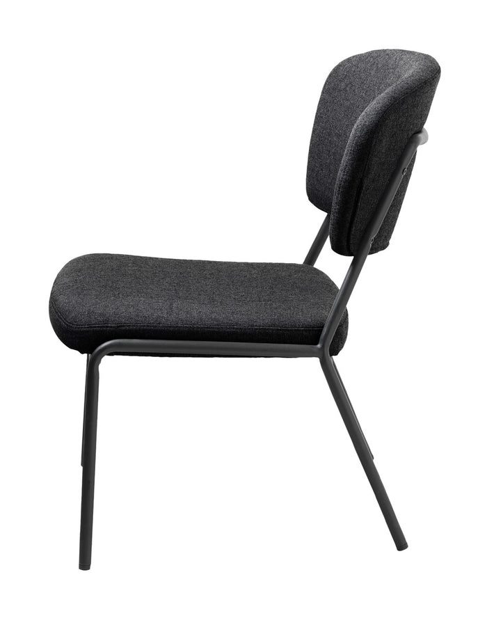 Giga Living - Fauteuil Grijs Stof - Zithoogte 40cm - Brantford