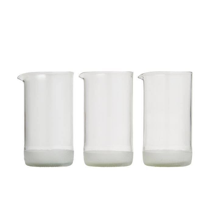 Originalhome Karaf van upcyclede bierfles - Transparant