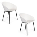 Zuiver Void Eetkamerstoelen wit - Set van 2
