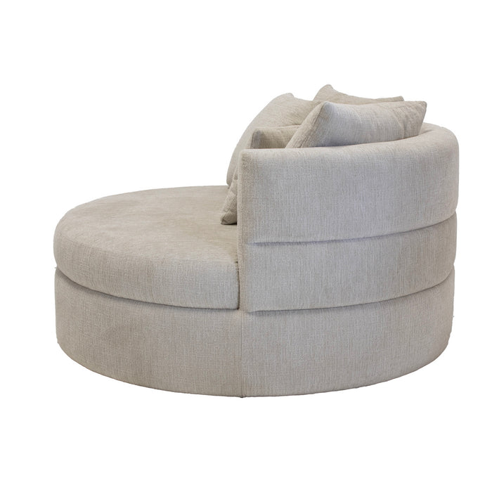 DÉJA Living - Loveseat Zand Stof - Ø124x84cm - Miles