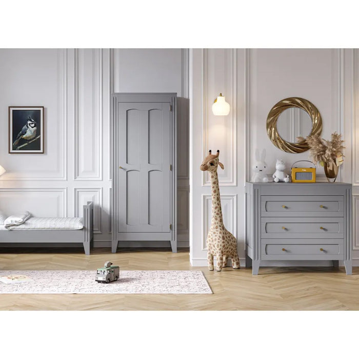 Calicosy - Kledingkast MILENNE - H196.8 cm - Grijs