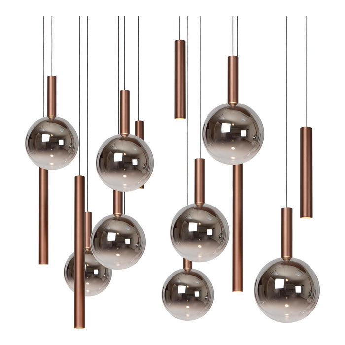 Lucide Premium JASMINE Hanglamp - Koper