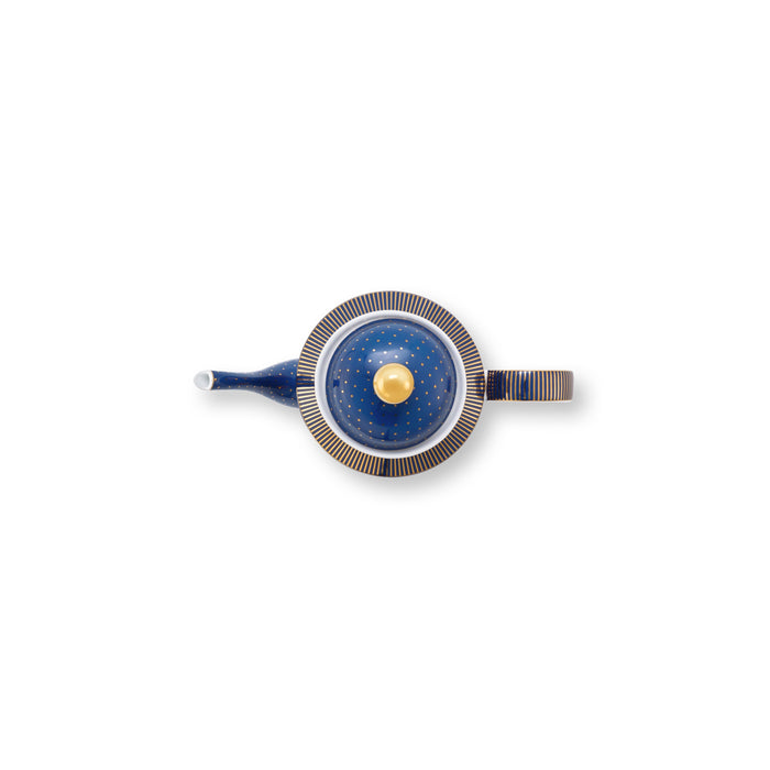 Pip Studio Theepot Dot Delight - Theekan - Navy| Goud - 1,25l