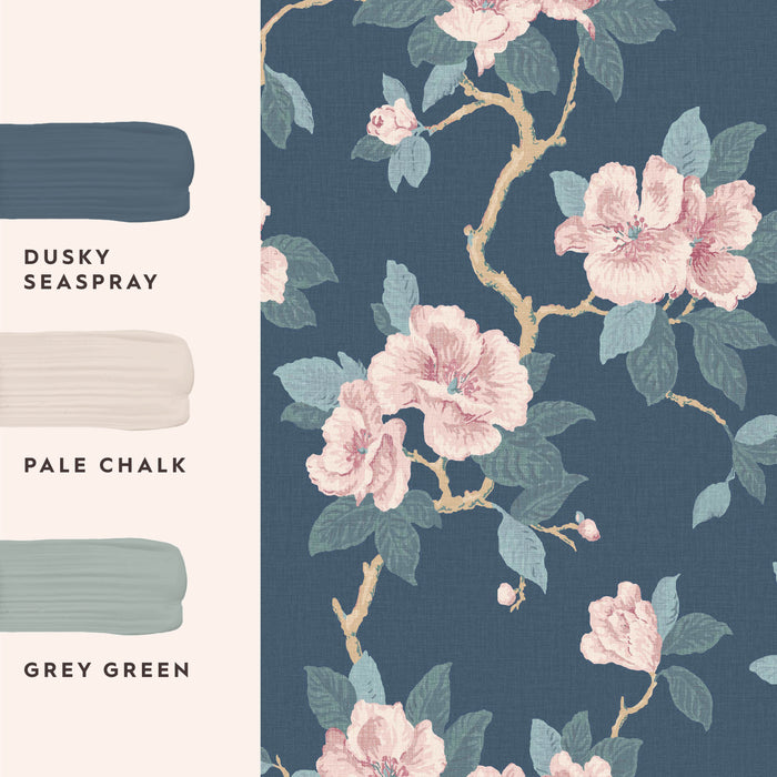 Vliesbehang - MAYA DUSKY SEASPRAY