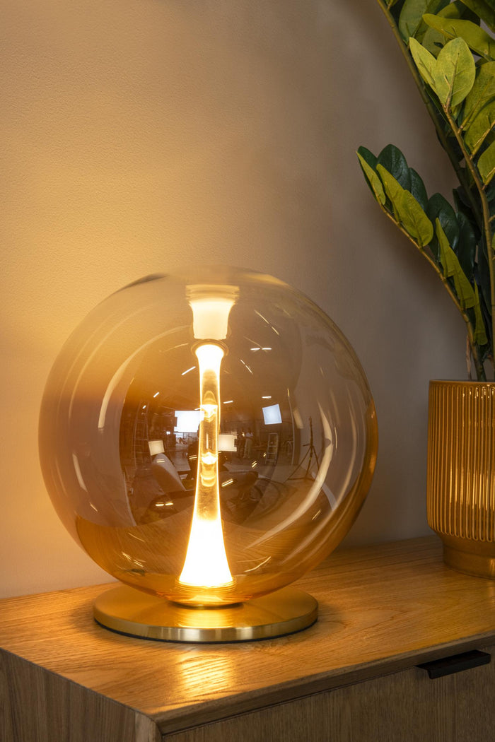 Lucide Premium GISELA Tafellamp - Amber