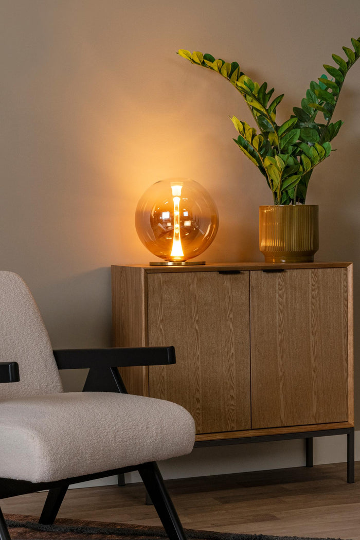 Lucide Premium GISELA Tafellamp - Amber