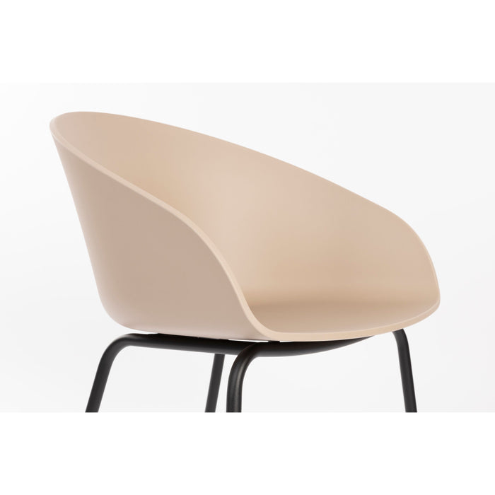 Zuiver Void Eetkamerstoelen Beige| Bruin - Set van 2