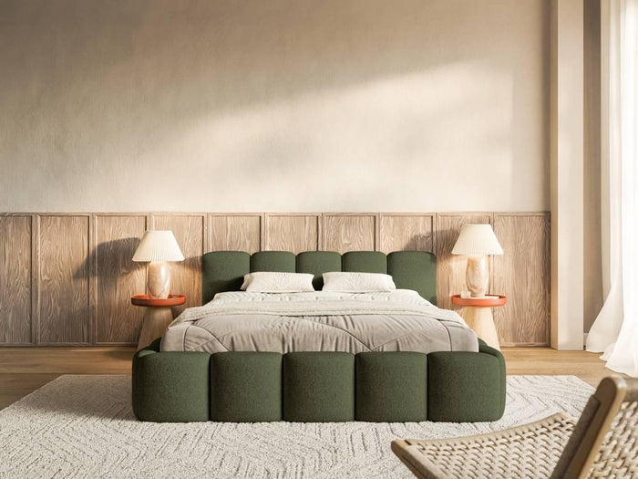 NADUVI Collection Bedframe Chloe laag 180 x 200 cm chenille