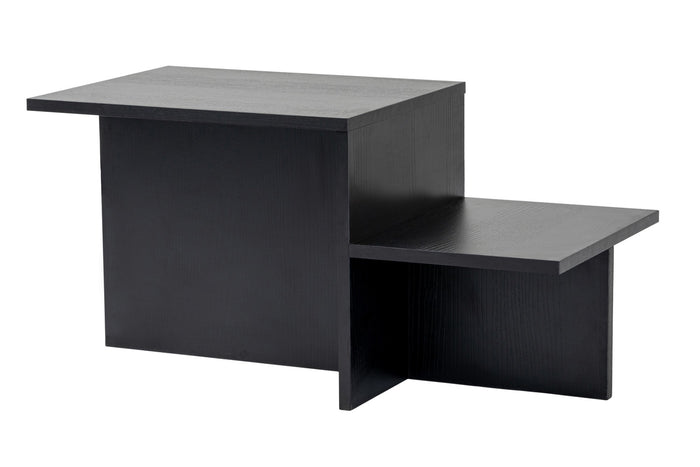 Giga Meubel - Salontafel Zwart Hout - 80x40x40cm - Harmony