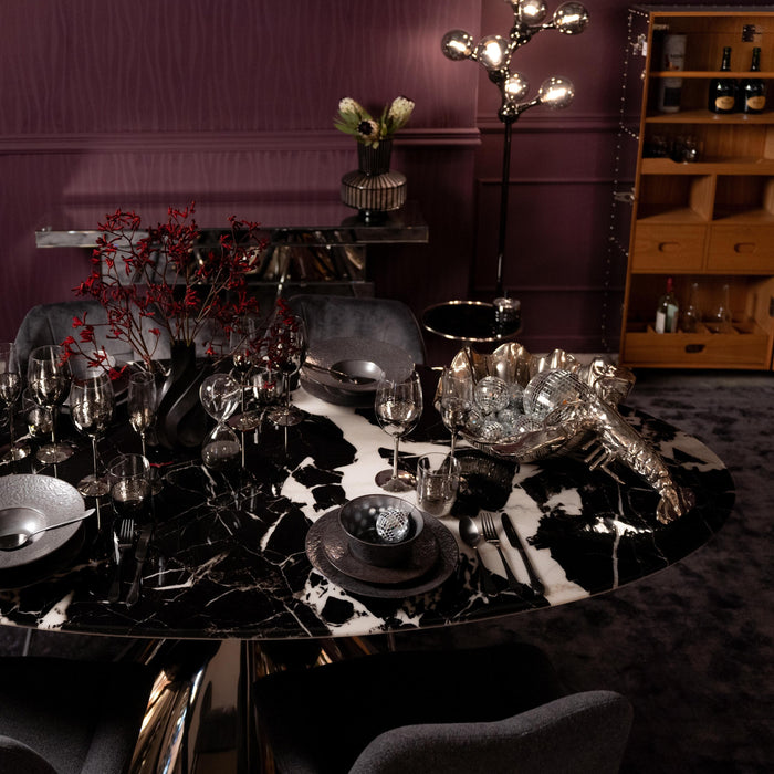 Eettafel Mambo 200x100cm chroom Kare Design
