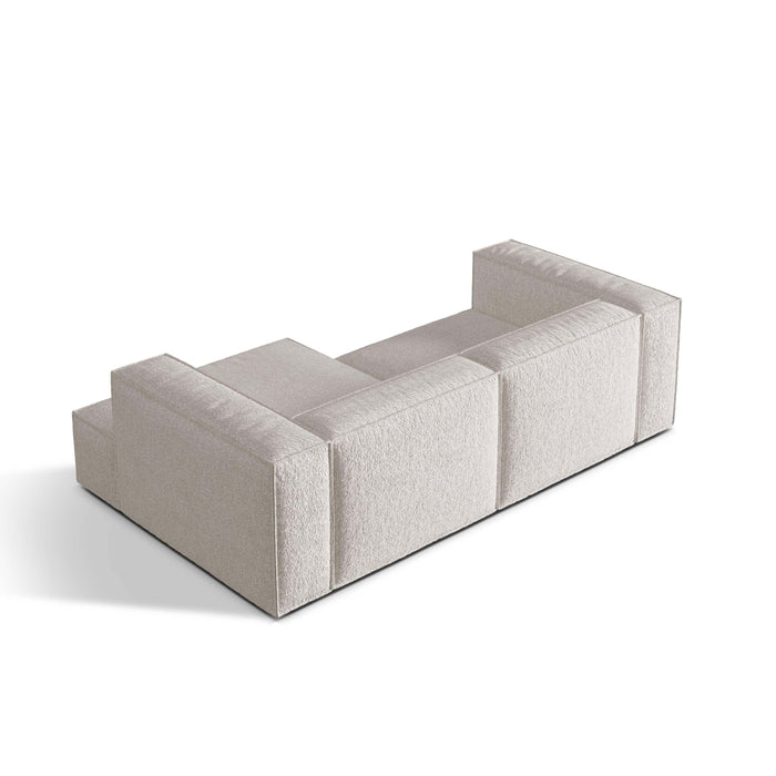 Micadoni Hoekbank Nuria 3-zits rechts bouclé