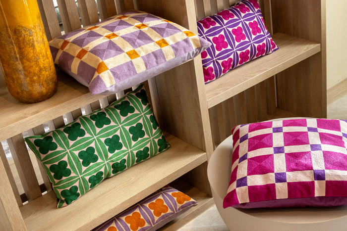 Dutch Decor kussenhoes BLOCKS - 45x45 cm Rhapsody