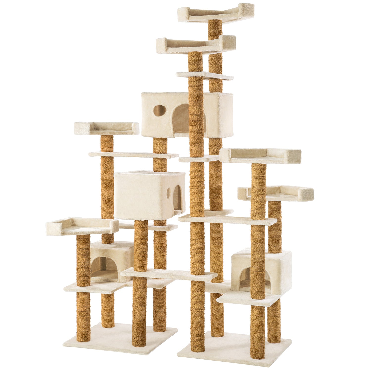 tectake® Krabpaal Mieze - Beige