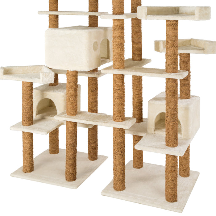 tectake® Krabpaal Mieze - Beige