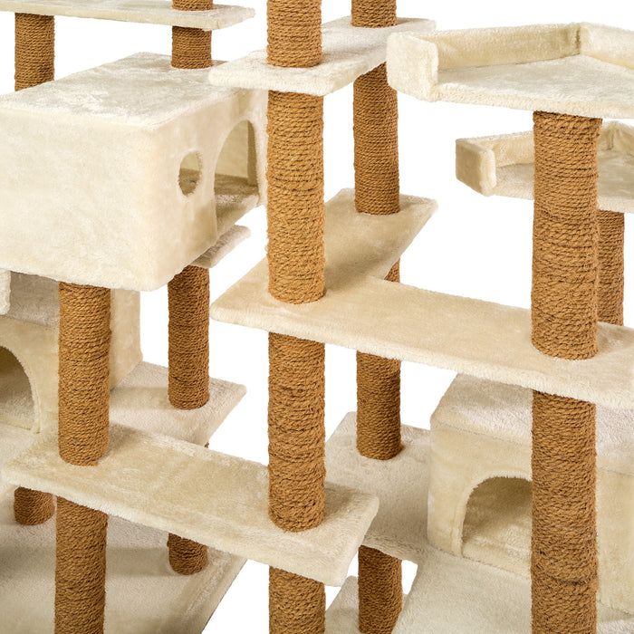 tectake® Krabpaal Mieze - Beige