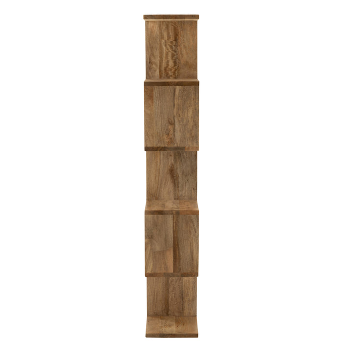 J-Line boekenkast Verticaal Latten - hout - naturel