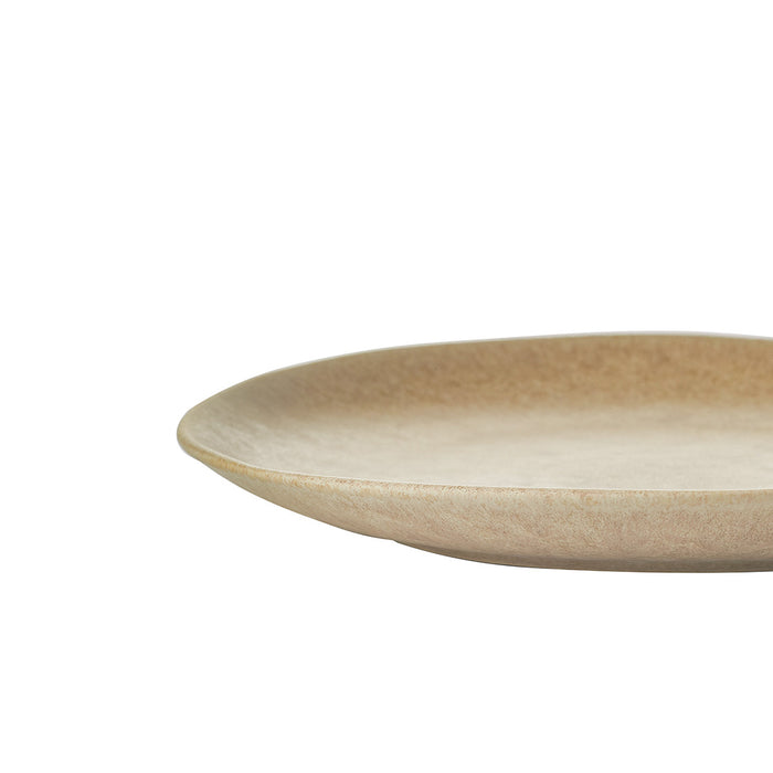 by fonQ Mixed Ceramics Dinerborden 4st. - Ø 26,5 cm - Zand
