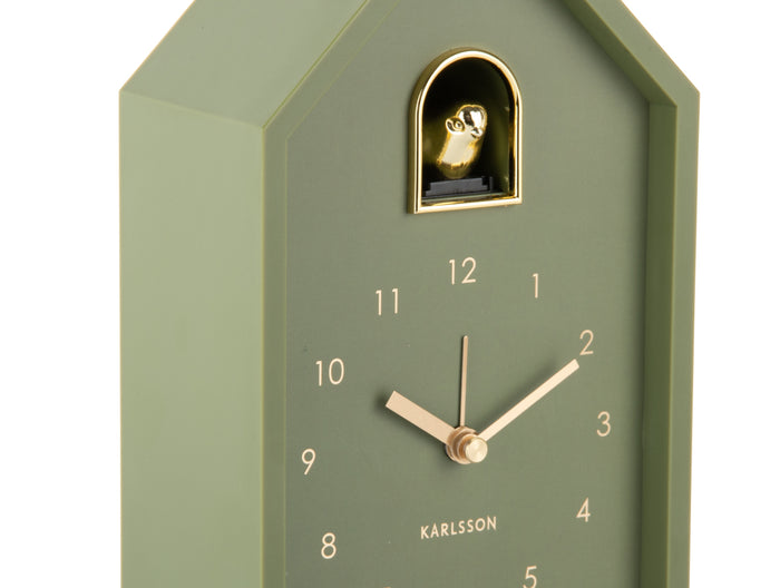 Karlsson - Alarm Clock Modern Cuckoo Oro