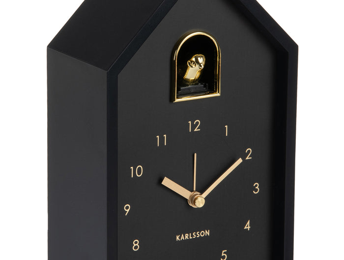 Karlsson - Alarm Clock Modern Cuckoo Oro