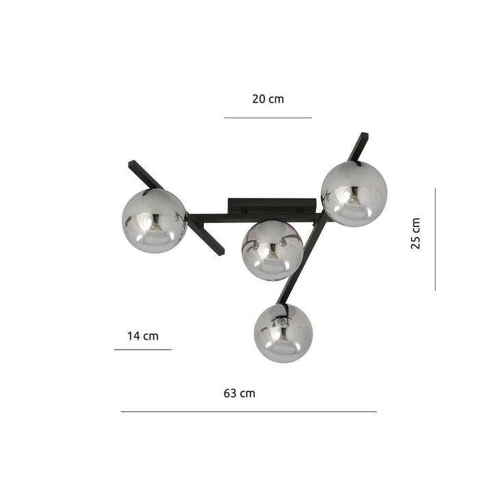 Cozyhouse Plafondlamp Smart 4-lichts