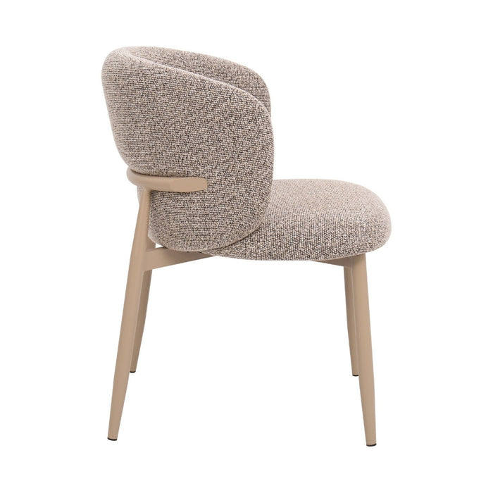 DÉJA Living - DÉJA Eetkamerstoel Varde Taupe|Beige - Set van 2