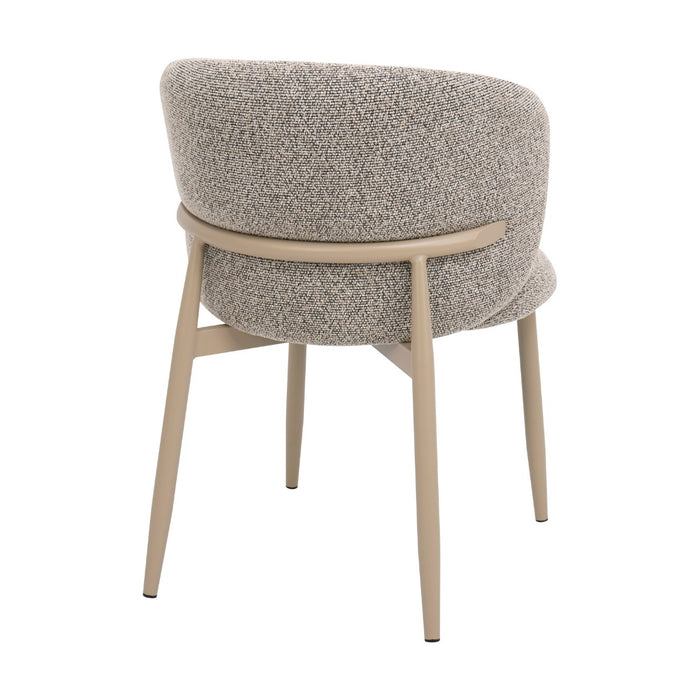 DÉJA Living - DÉJA Eetkamerstoel Varde Taupe|Beige - Set van 2