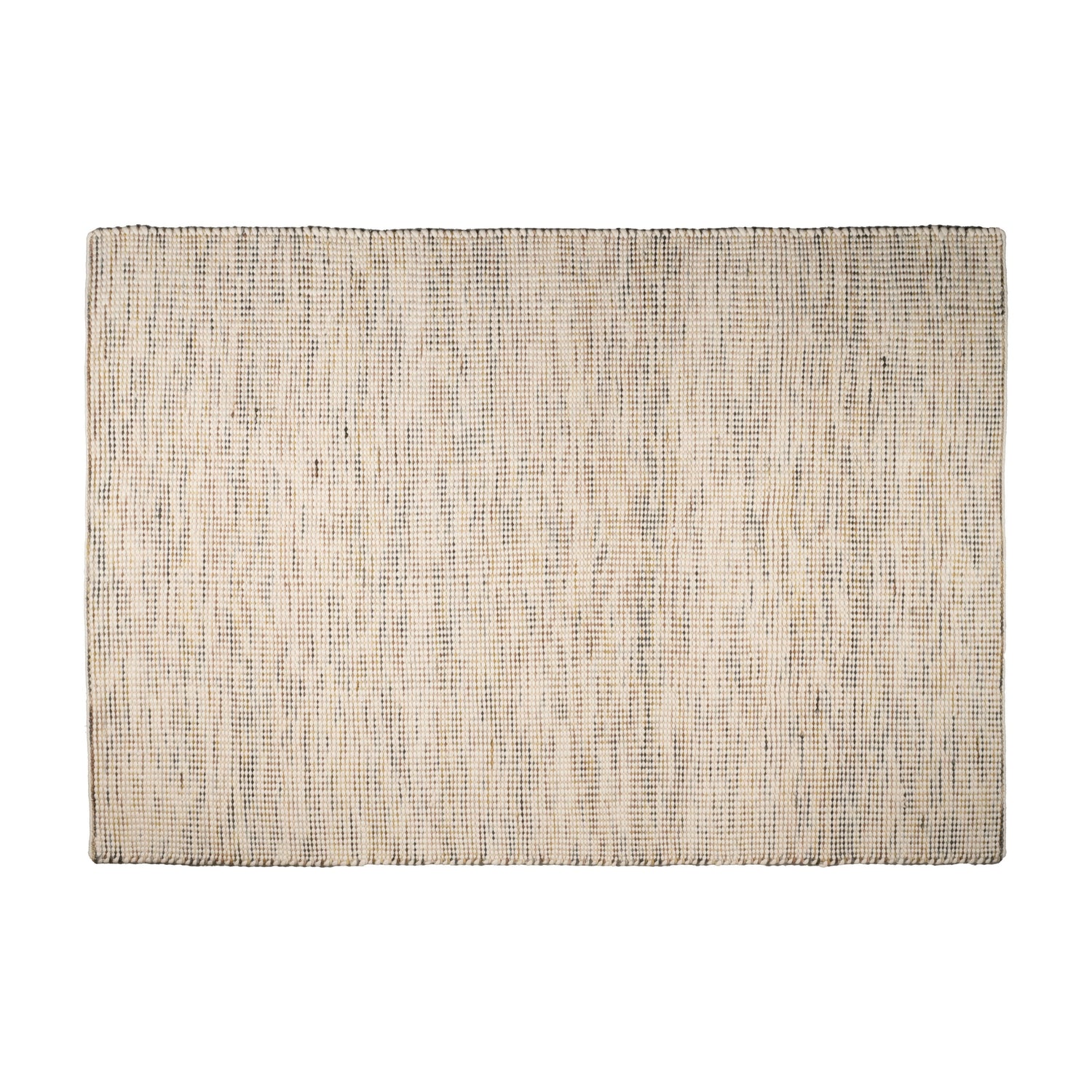 Vloerkleed Stip - Geel - 100% Wol - 160x0x230cm (BxHxD)