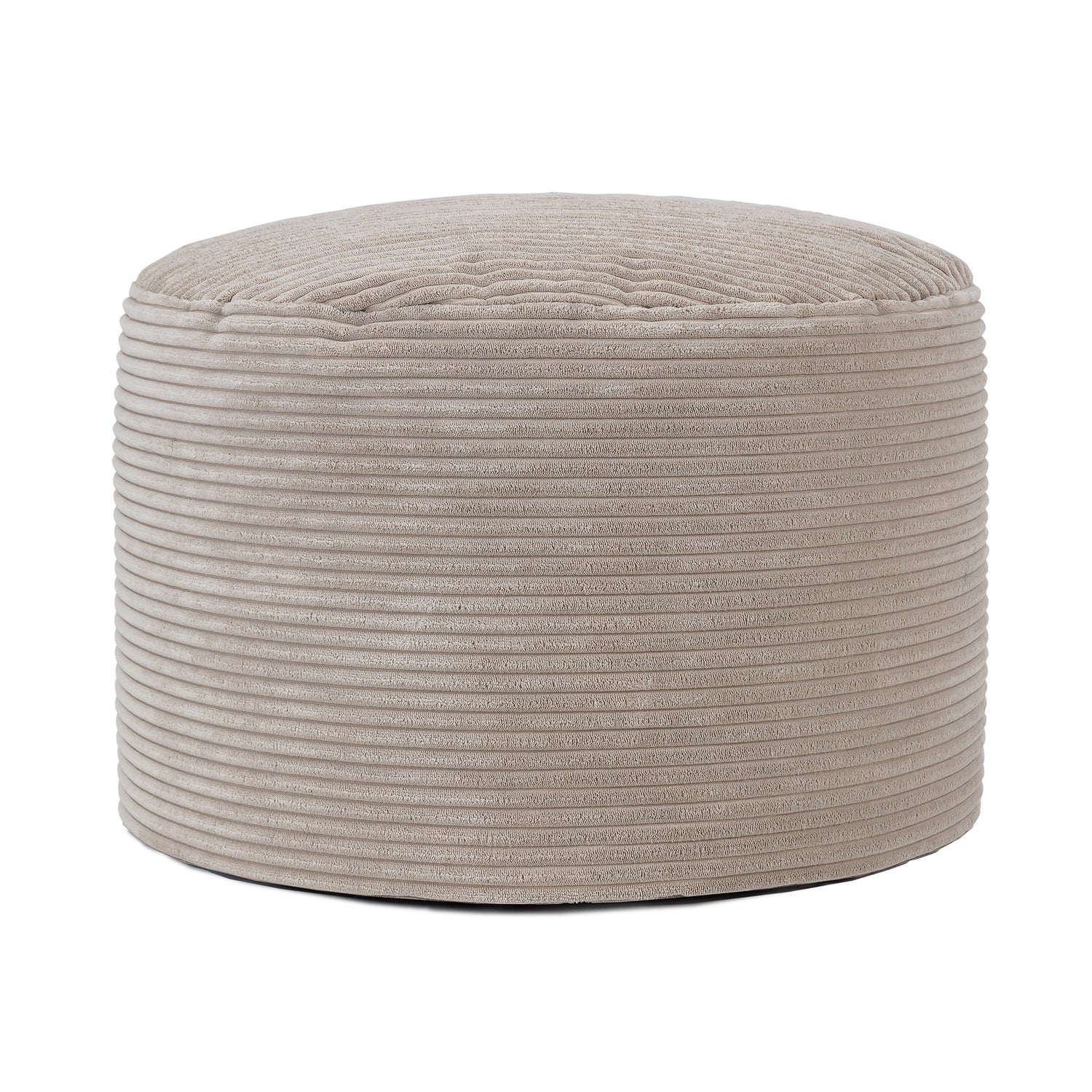 icon Milano XL Poef - Ribfluweel - Beige