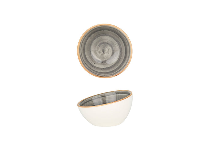 Bonna Serveerschaal - Aura Space - Porselein - 8 cm (60cc) - set van 2