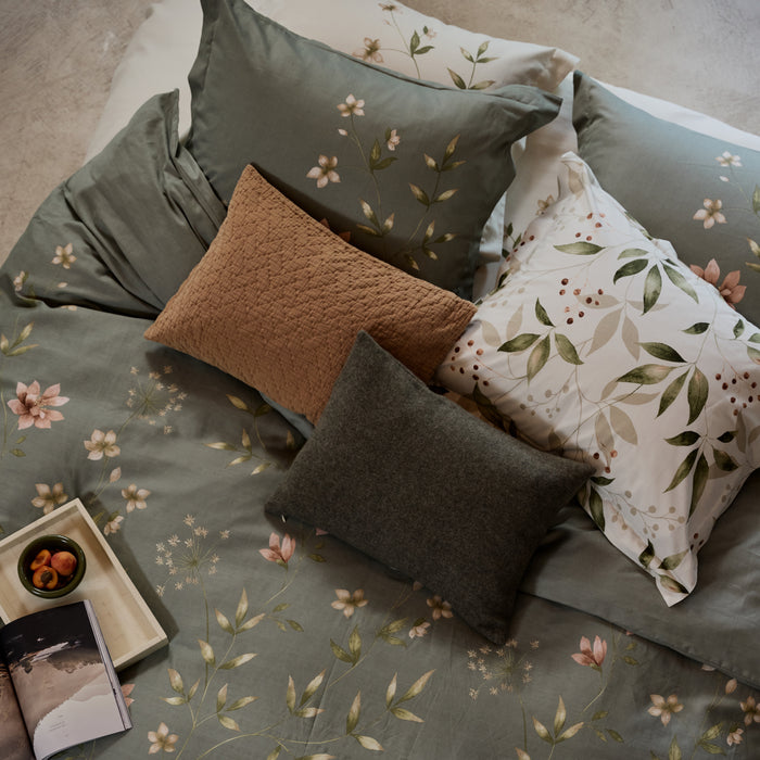 Vandyck Fleurine Dekbedovertrek 200 x 200/220 cm - Cream Tan
