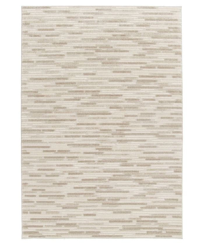 Amiah Abstract vloerkleed - Forme Brique beige - 160x230 cm