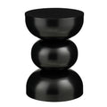 Mica Decorations Luna Bijzettafel - H46 x Ø32 cm - IJzer - Zwart
