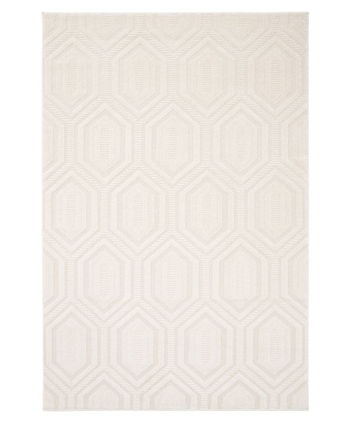 Amiah Modern vloerkleed - Forme Cristal ivoor - 160x230 cm