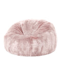 icon Kingston Kinderzitzak - Fluffy Pluche Imitatiebont - Roze