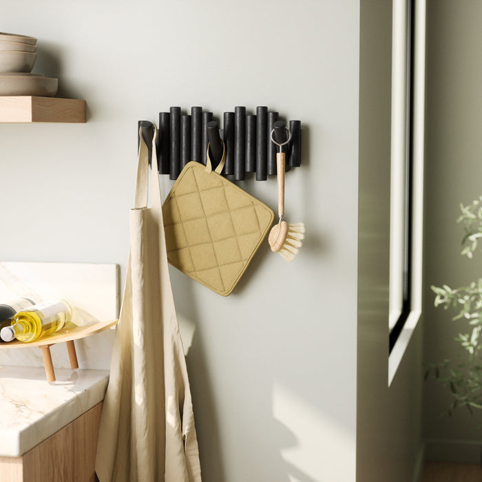 Umbra Picket Rail Hook Wandkapstok B 38 cm - Zwart