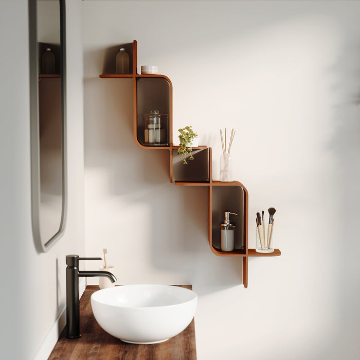 Umbra Montage Wandplank - Walnoot