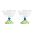 &k amsterdam Tulip Coupe 2 st. - Groen